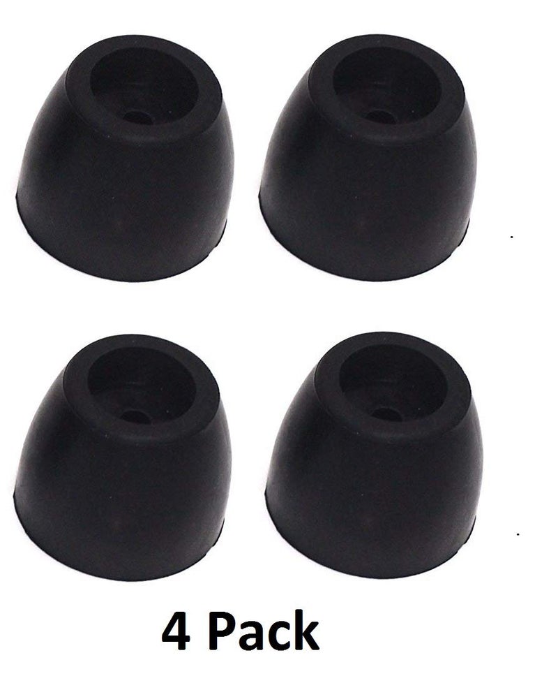 JSP Manufacturing 4-Pack Cargo Trailer Truck Replacement ramp Door Rubber Bumper Stop Cone 2" Tall - Image 2
